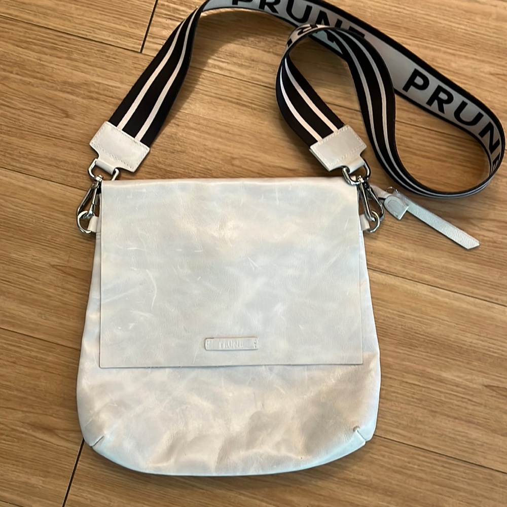 Light Grey Prune Handbag with removable shoulder strap. Excellent condition